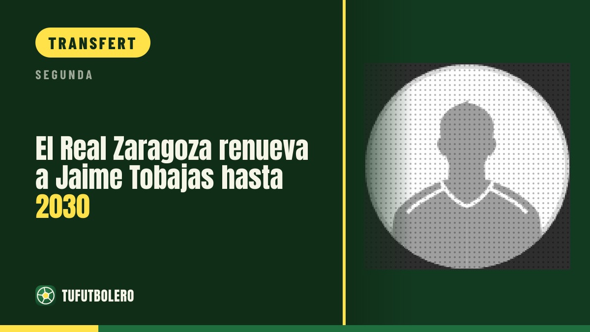 Real Zaragoza renouvelle Jaime Tobajas jusqu’en 2030