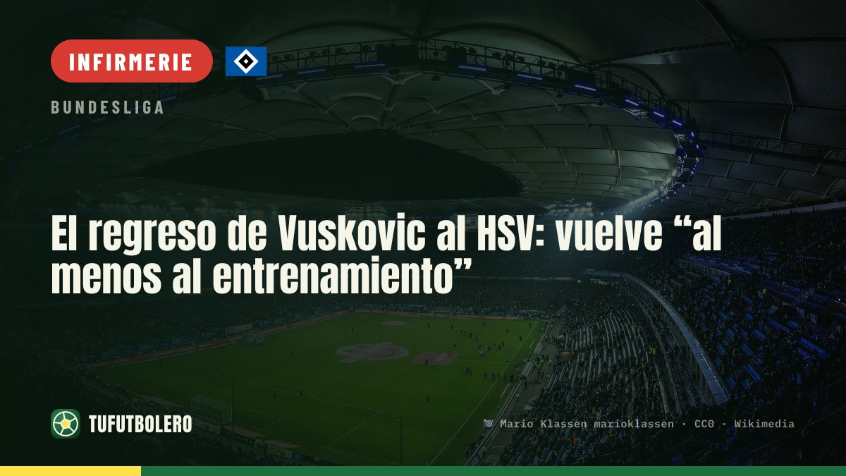Le comeback de Vuskovic à Hambourg : retour “au moins” à l’entraînement