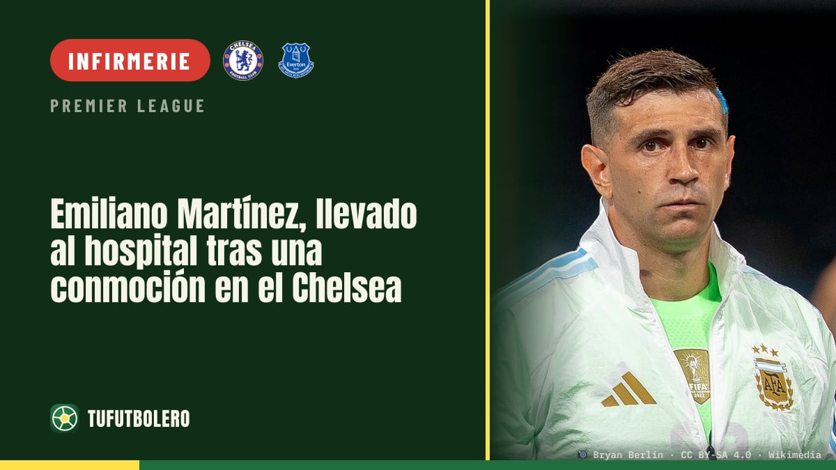 Emiliano Martínez transféré à l’hôpital après une commotion avec le Chelsea