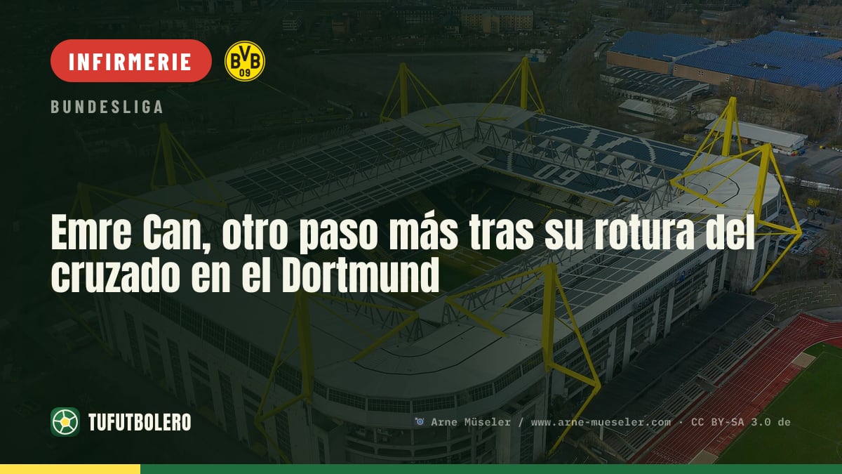 Emre Can subit une deuxième intervention après sa rupture du croisé avec Dortmund