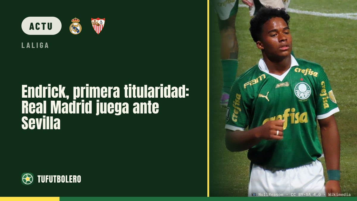 Endrick titulaire pour la première fois : Real Madrid contre Séville