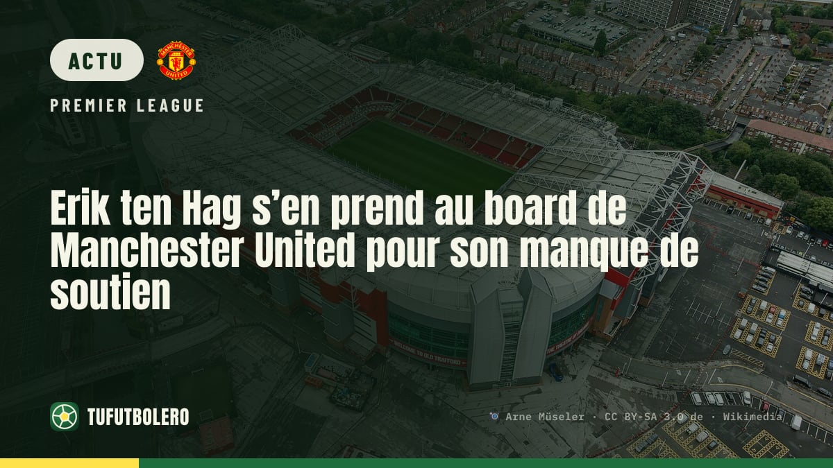 Erik ten Hag s’en prend au board de Manchester United pour son manque de soutien