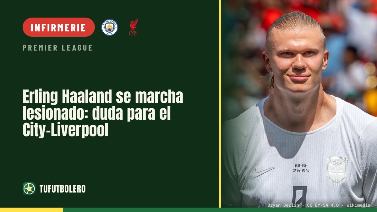 Erling Haaland sort blessé : incertitude pour City–Liverpool