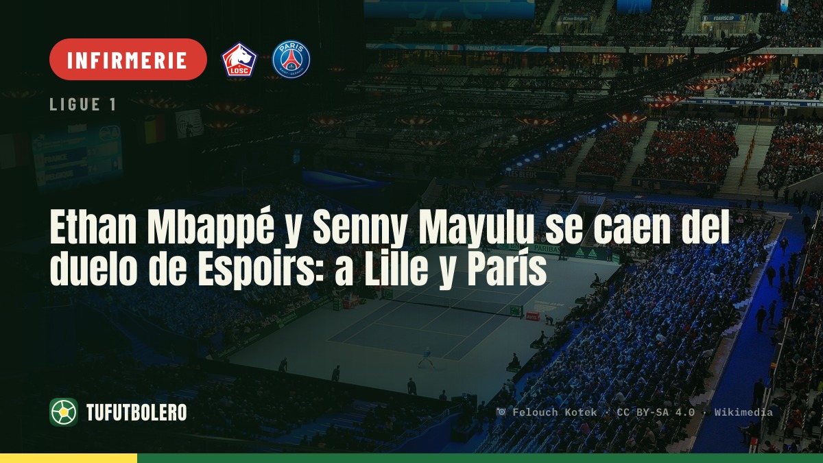 Ethan Mbappé et Senny Mayulu forfait avec les Espoirs: retour à Lille et Paris