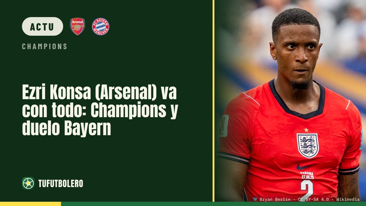 Ezri Konsa (Arsenal) confiant avant la Ligue des champions contre le Bayern