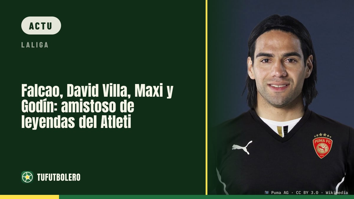 Falcao, David Villa, Maxi et Godín: l’Atlético lance sa soirée légendes