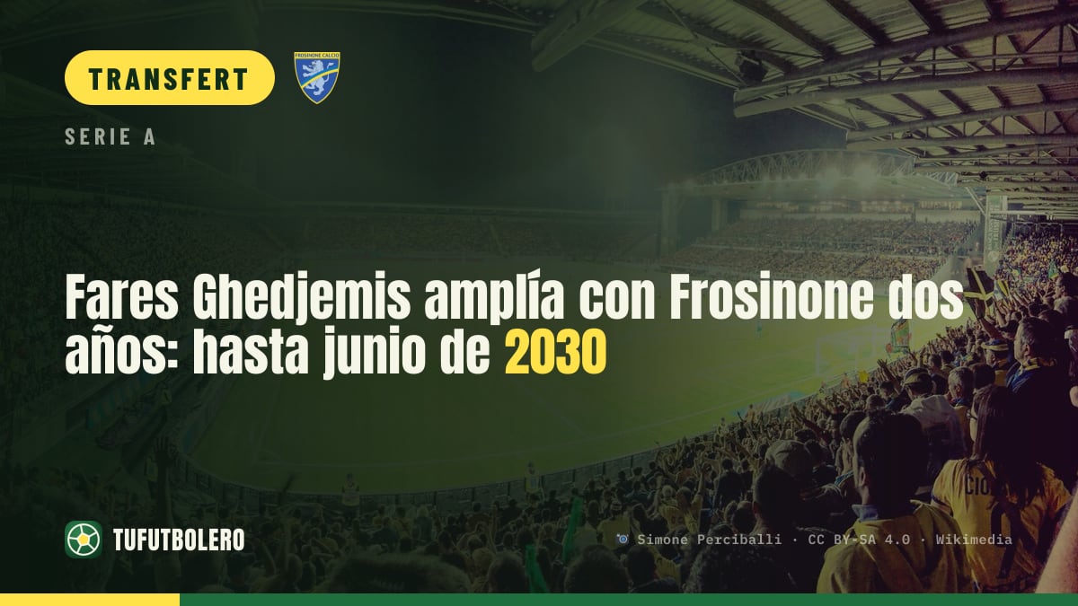 Farès Ghedjemis prolonge avec Frosinone jusqu’en juin 2030