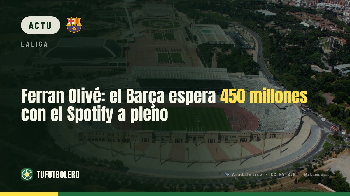 Ferran Olivé : avec le Spotify terminé, le Barça vise 450 M€