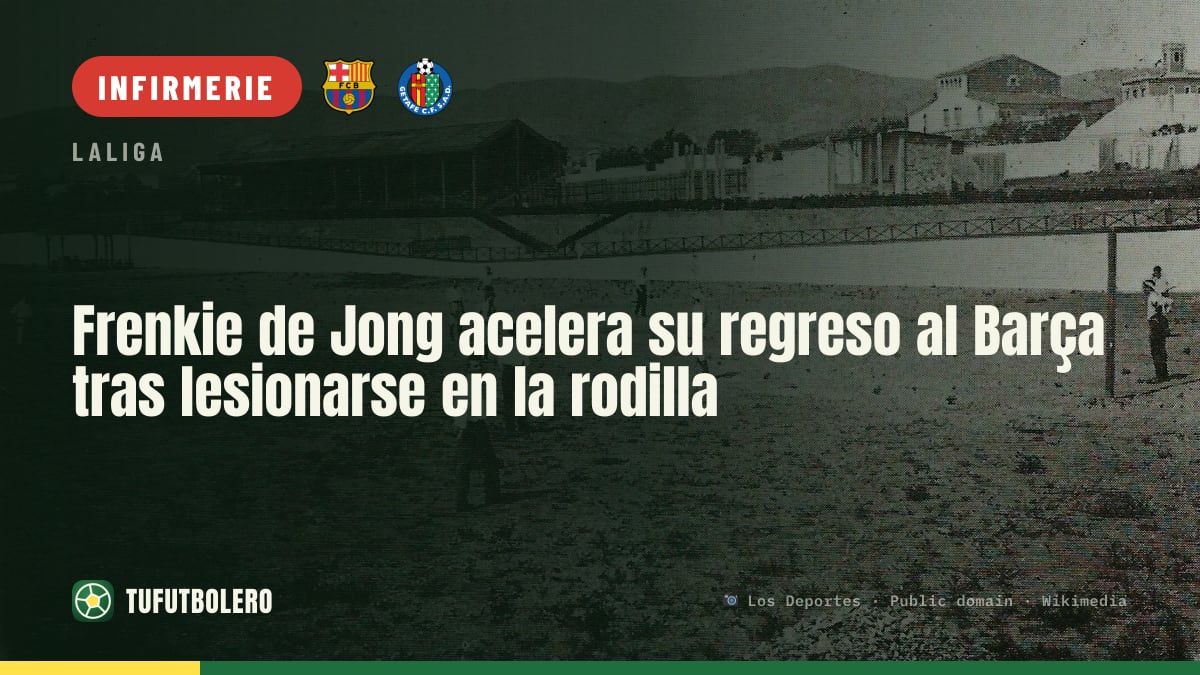 Frenkie de Jong accélère son retour au Barça après une blessure au genou