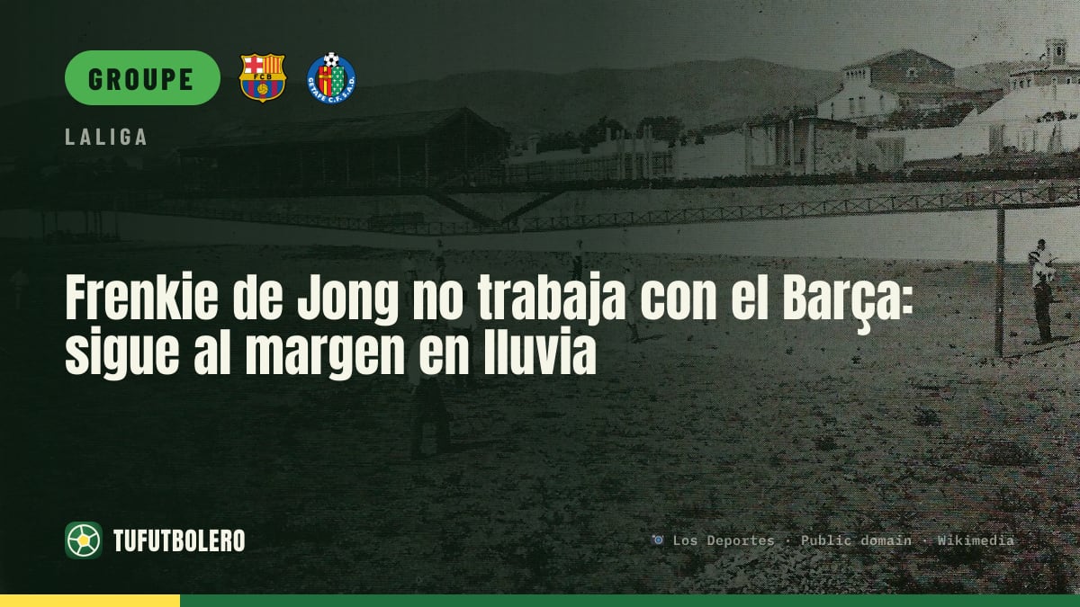 Frenkie de Jong absent du groupe du Barça : toujours en marge sous la pluie