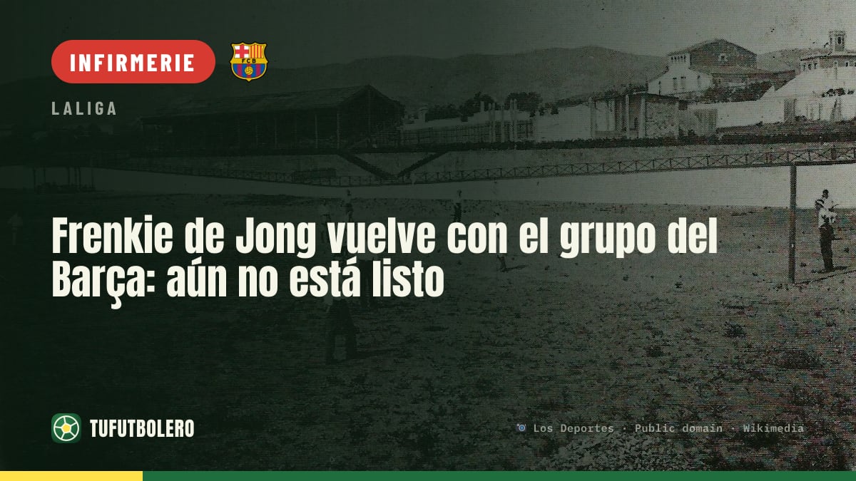 Frenkie de Jong reprend avec le groupe du Barça, pas encore prêt