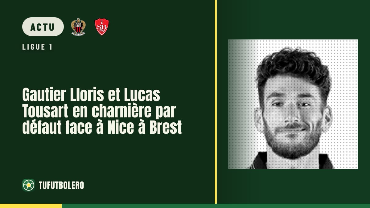 Gautier Lloris et Lucas Tousart en charnière par défaut face à Nice à Brest