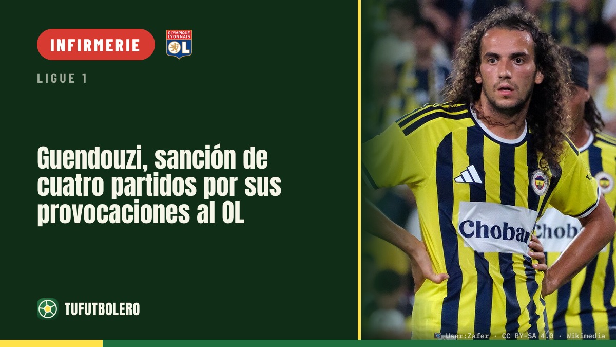 Guendouzi suspendu quatre matchs après ses provocations contre l’OL
