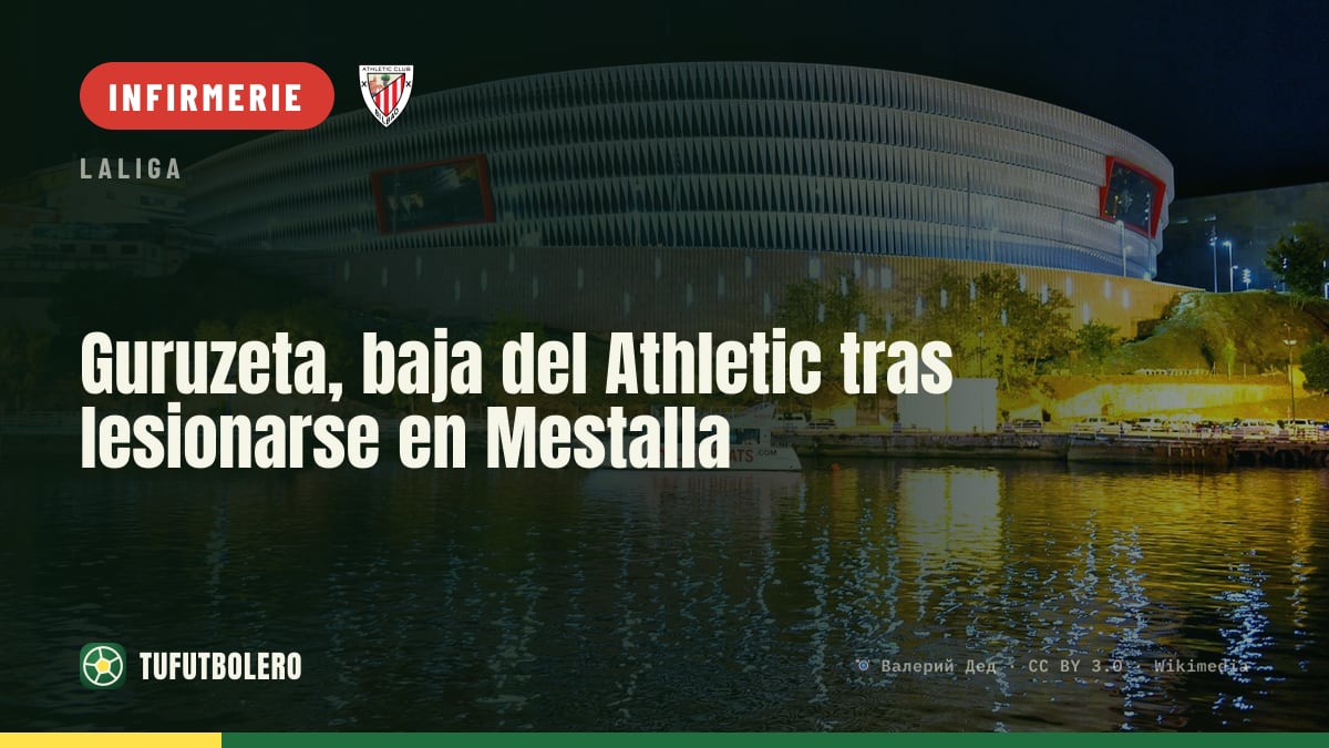 Guruzeta absent : blessure du buteur de l’Athletic à Mestalla