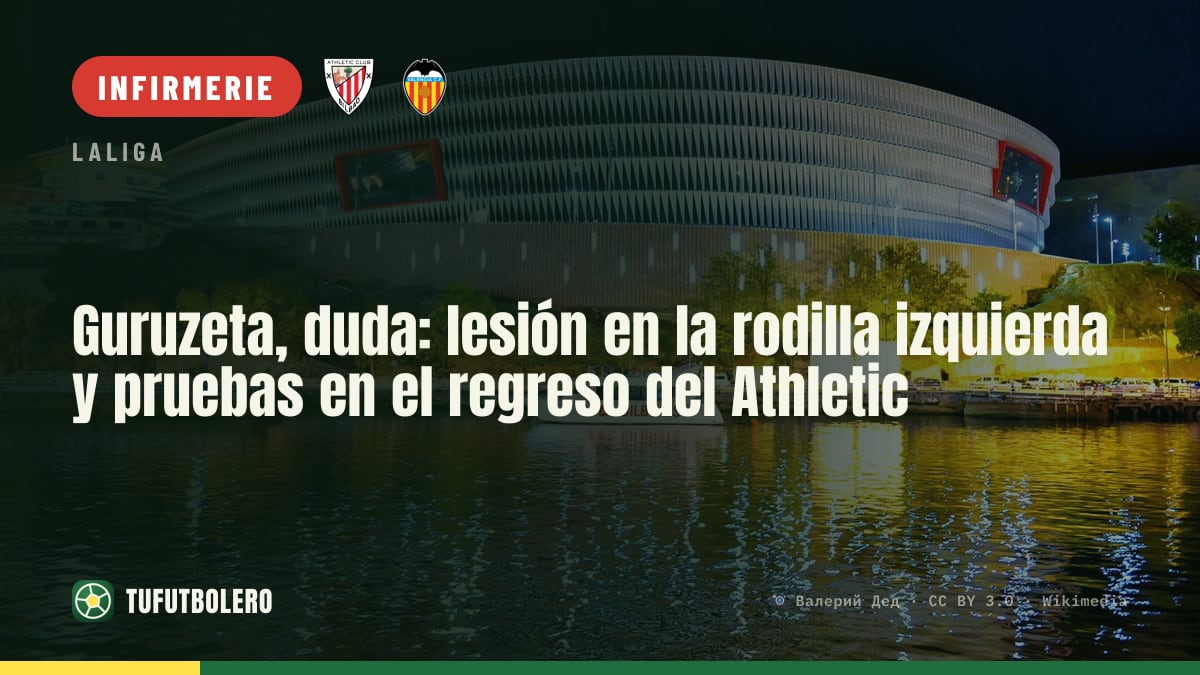 Guruzeta sur la sellette: blessure au genou gauche pour l’Athletic