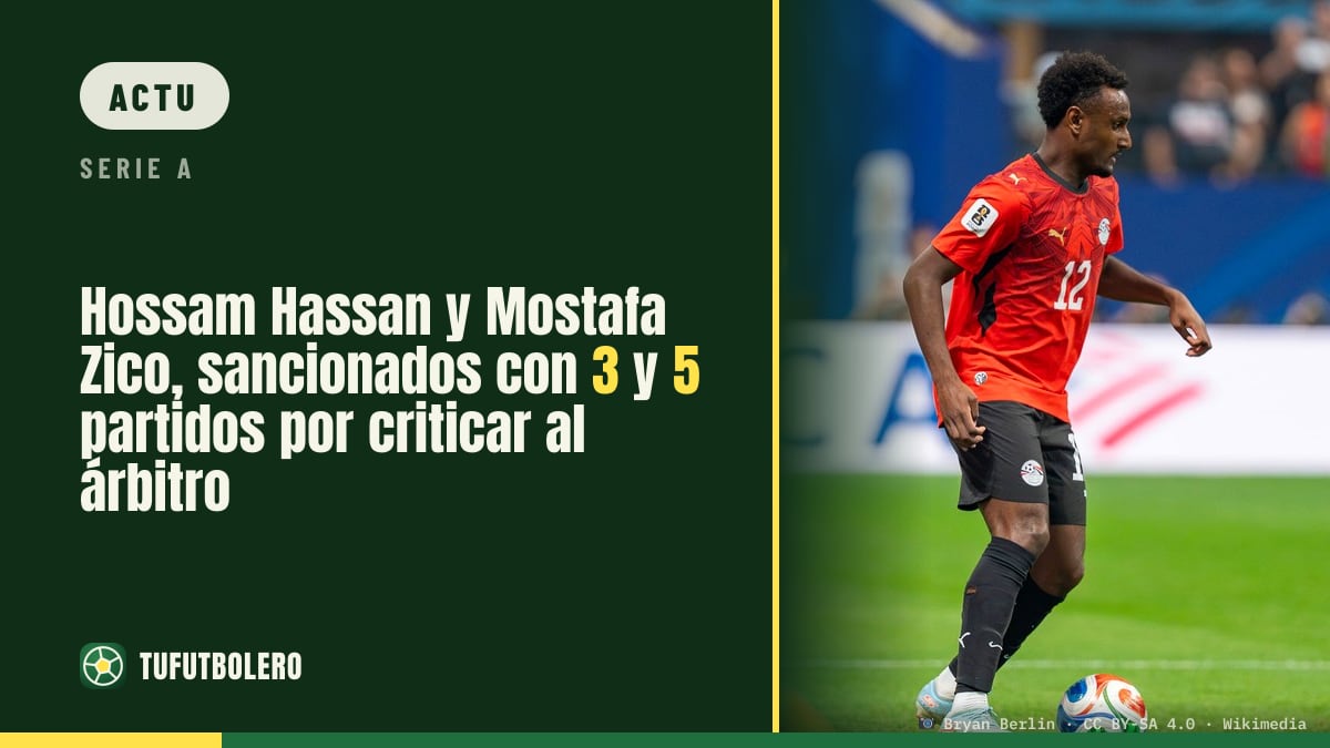 Hossam Hassan et Mostafa Zico suspendus : 3 et 5 matchs pour l’arbitrage