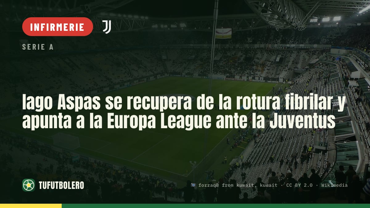 Iago Aspas revient de la déchirure et vise le match d’Europa League face à la Juventus