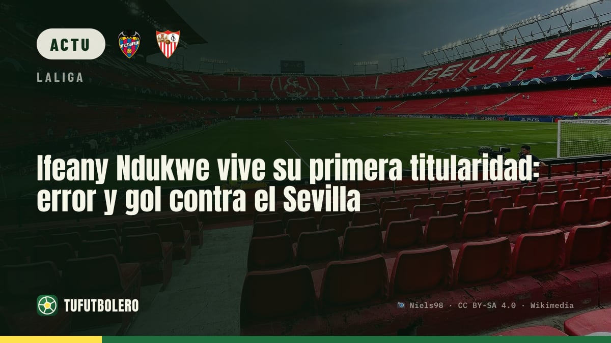 Ifeany Ndukwe, première titularité avec le Levante : erreur puis but contre le Séville