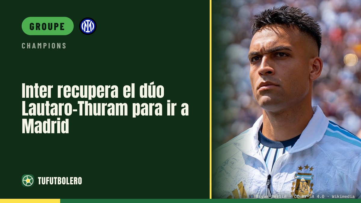 L’Inter relance le duo Lautaro-Thuram avant Madrid
