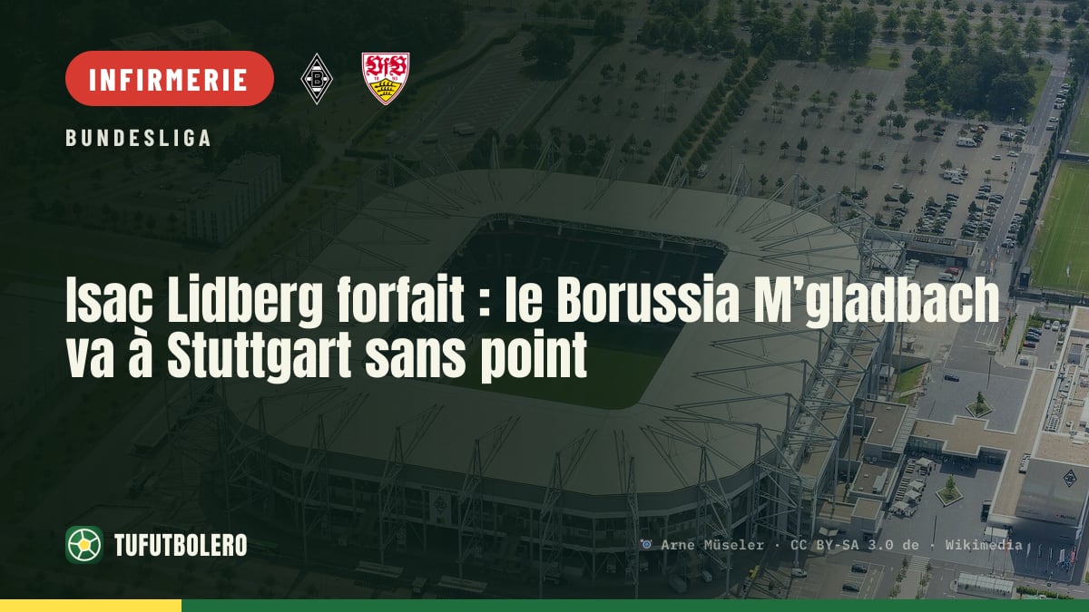 Isac Lidberg forfait : le Borussia M’gladbach va à Stuttgart sans point