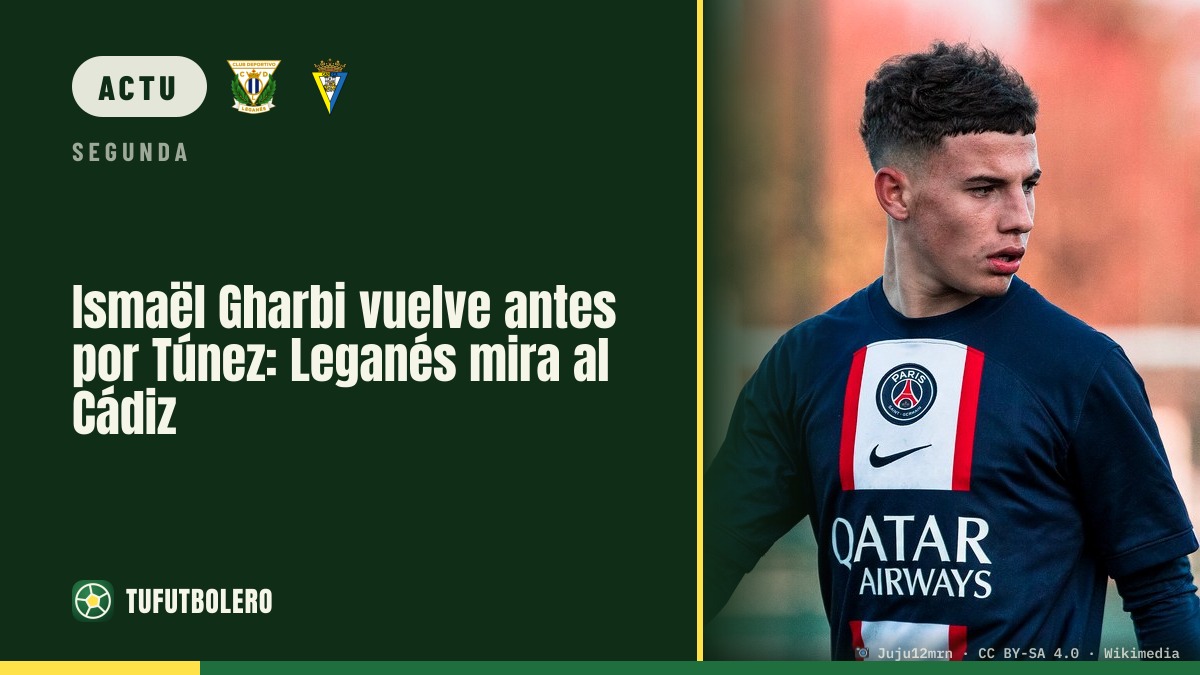 Ismaël Gharbi revient plus tôt : la Tunisie libère l’attaquant du Leganés