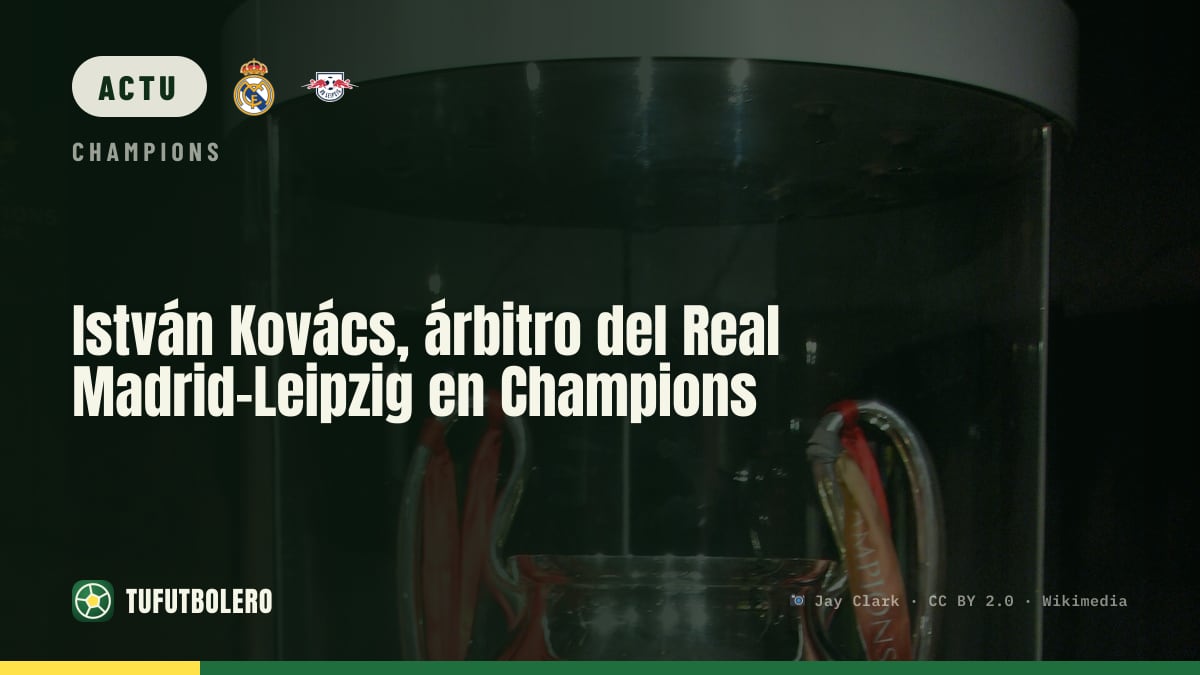 István Kovács arbitre Real Madrid–Leipzig en Ligue des champions