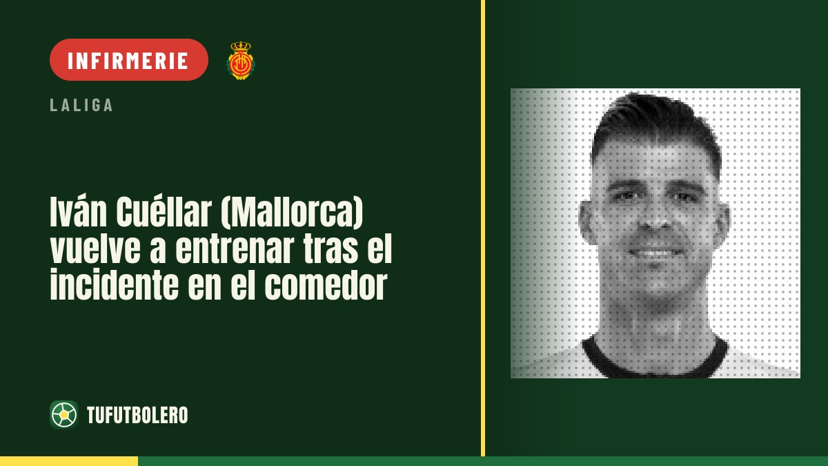 Iván Cuéllar (Majorque) reprend l’entraînement après l’incident au self