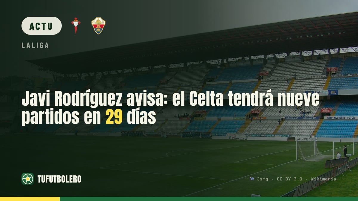 Javi Rodríguez prévient : neuf matchs en 29 jours pour le Celta