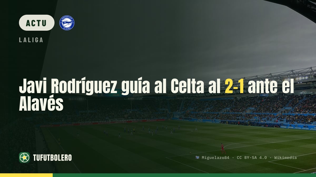 Javi Rodríguez fait gagner le Celta 2-1 à l’Alavés