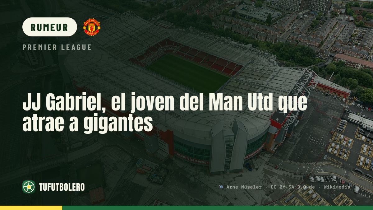 JJ Gabriel (Man Utd) attire Real, Barça, PSG et le Bayern