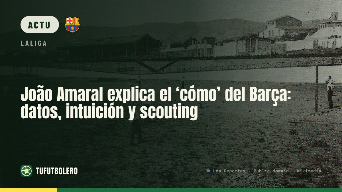 João Amaral explique le recrutement du Barça : données, intuition et live