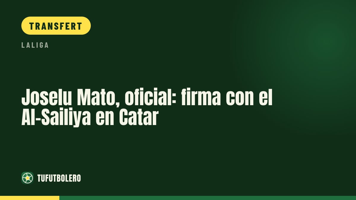 Joselu Mato, officiel : rejoint l’Al-Sailiya au Qatar