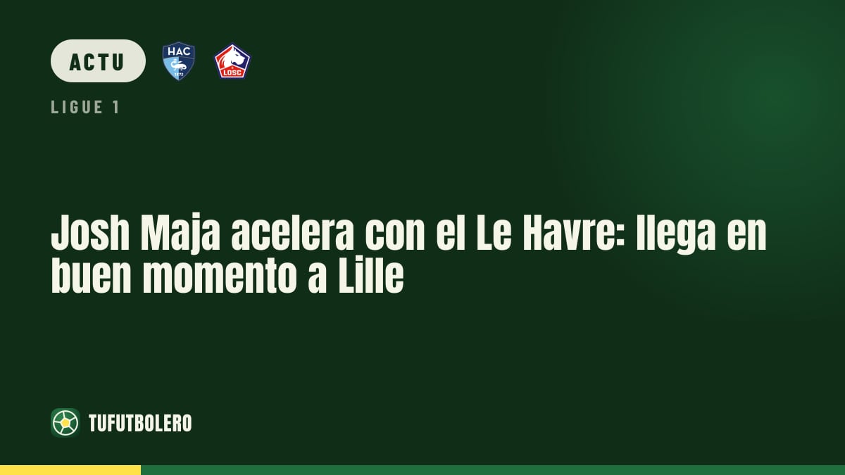 Josh Maja monte en puissance au Havre avant Lille