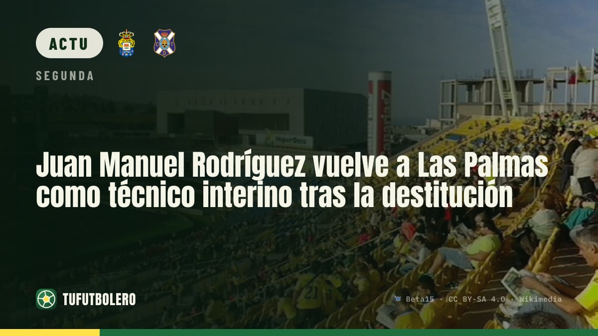 Juan Manuel Rodríguez revient à Las Palmas comme intérimaire après le limogeage