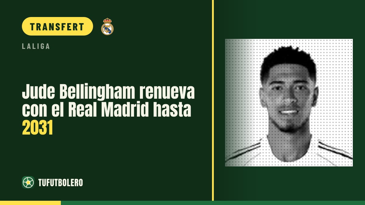 Jude Bellingham prolonge avec le Real Madrid jusqu’en 2031