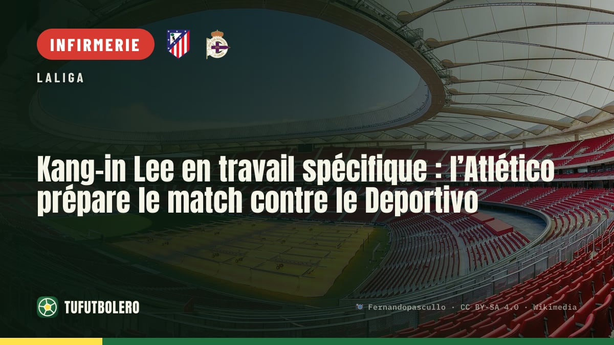 Kang-in Lee en travail spécifique : l’Atlético prépare le match contre le Deportivo