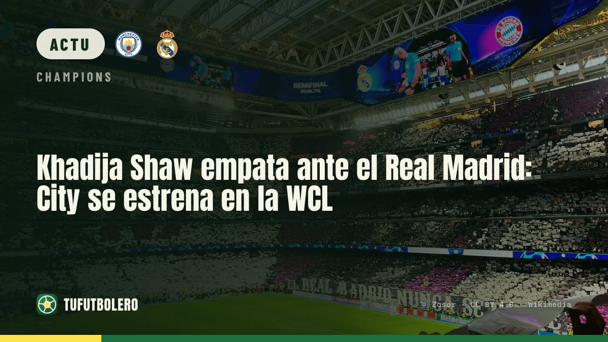 Khadija Shaw égalise : Manchester City accroche le Real Madrid en WCL