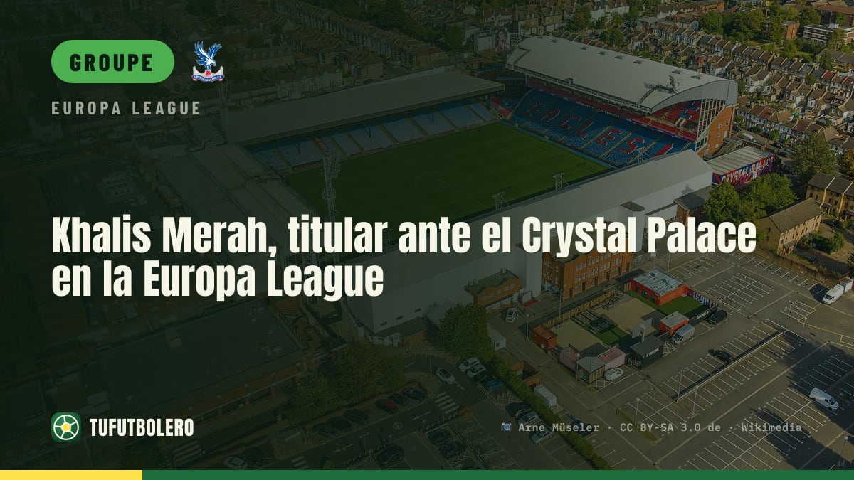 Khalis Merah titularisé d’entrée avec l’OL contre Crystal Palace