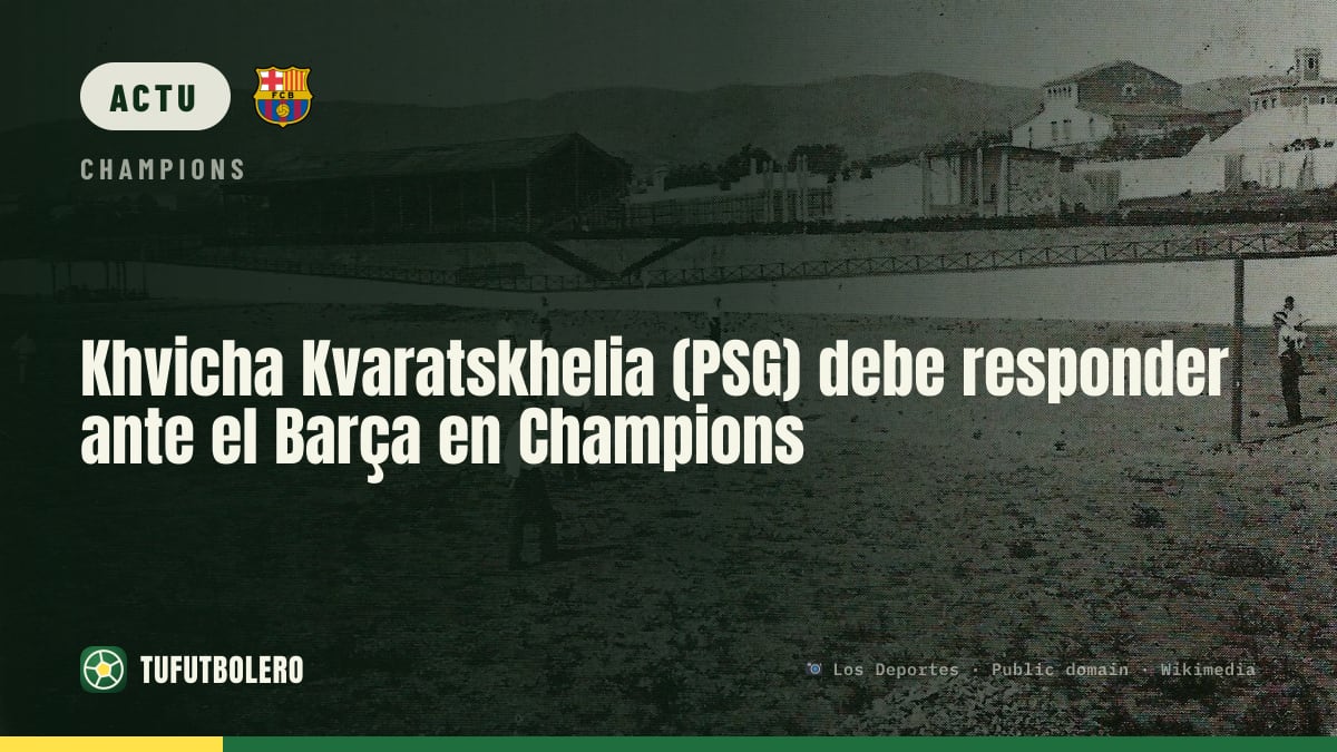 Khvicha Kvaratskhelia (PSG) doit répondre face au Barça en Ligue des champions