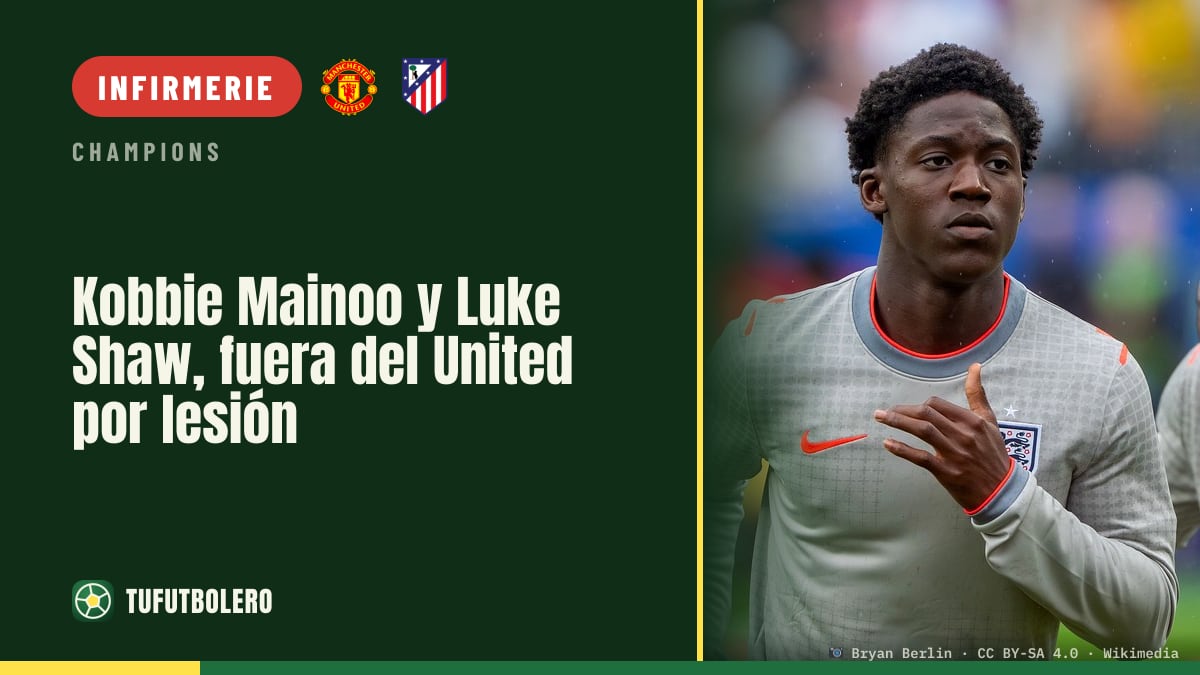 Kobbie Mainoo et Luke Shaw absents, blessure pour United