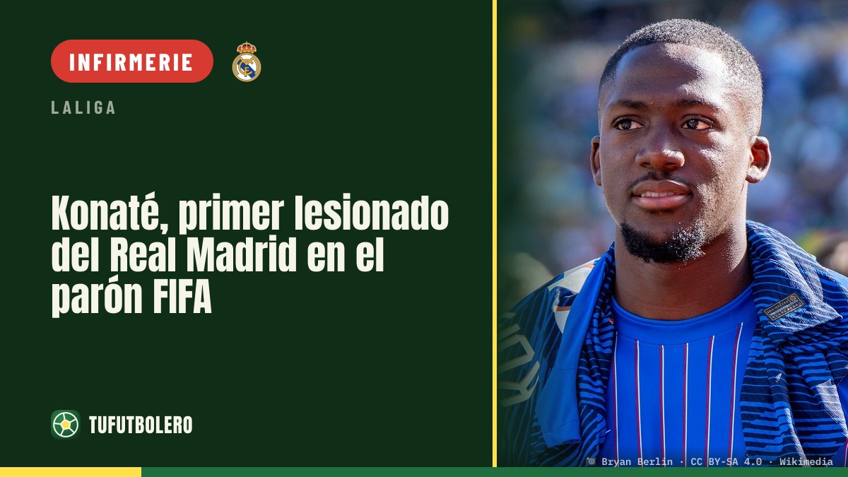 Konaté, premier blessé du Real Madrid pendant la trêve FIFA