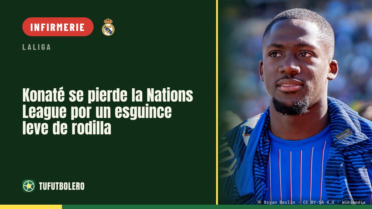 Konaté forfait pour la Nations League : entorse légère au genou droit