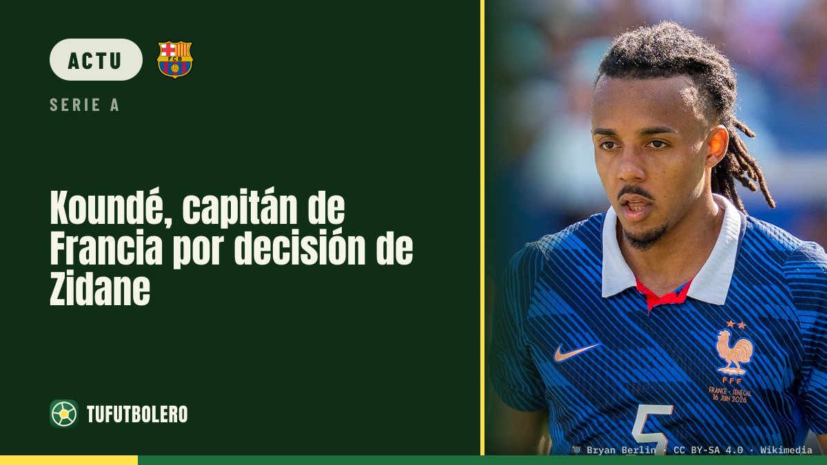 Koundé nommé capitaine de la France par Zidane
