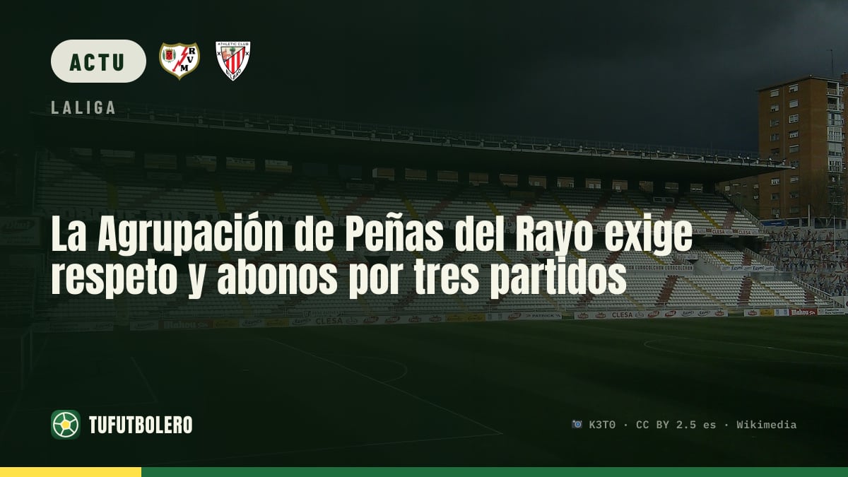 Le groupe de peñas du Rayo réclame respect et remboursement pour trois matchs