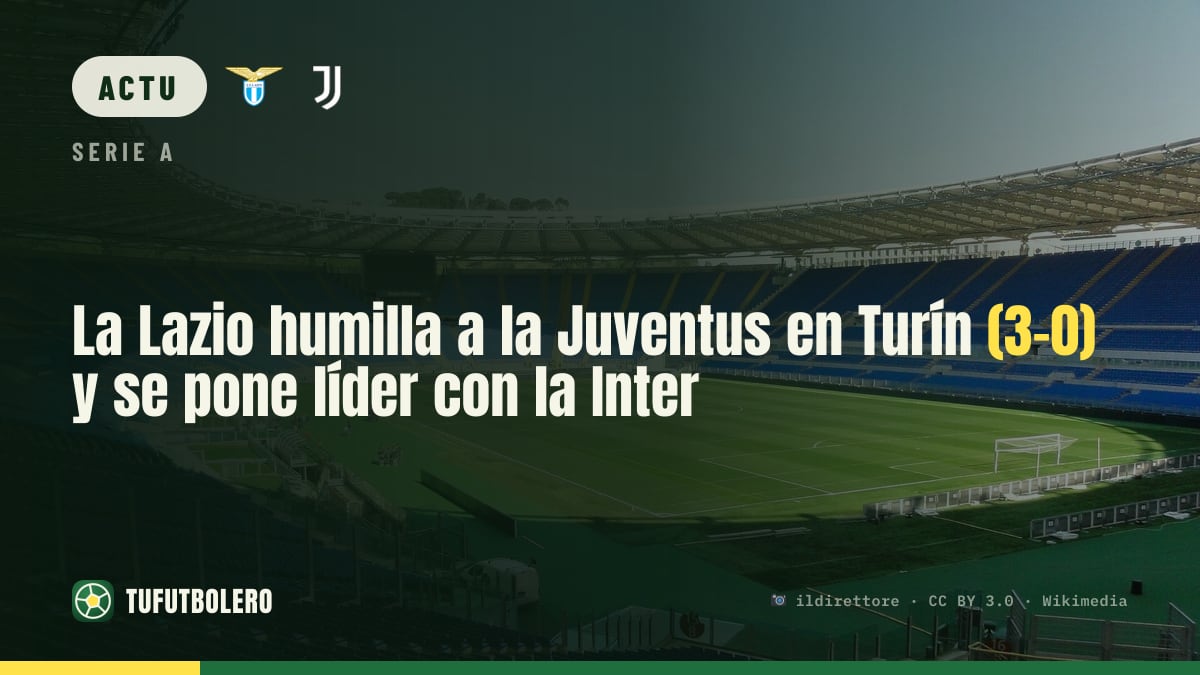 La Lazio étrille la Juventus à Turin (3-0) et rejoint l’Inter en tête