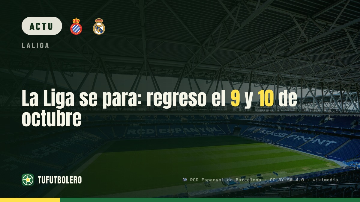 La Liga marque une pause : reprise les 9 et 10 octobre