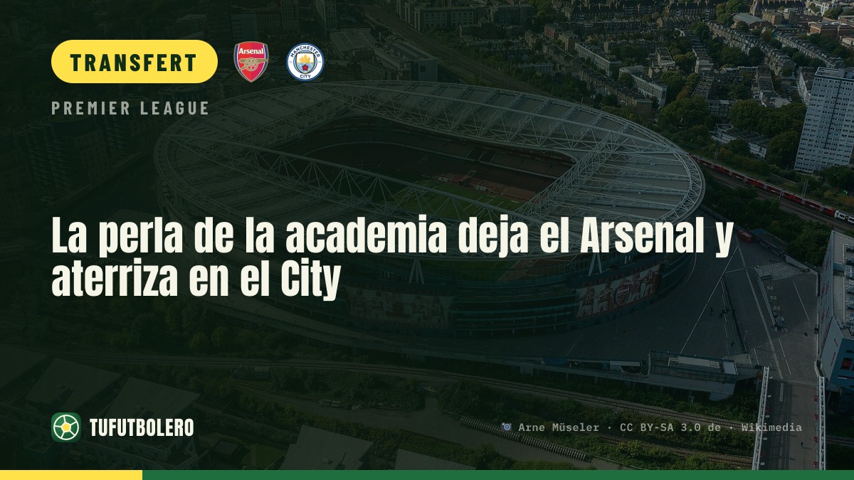 Un jeune de la formation Arsenal rejoint Manchester City