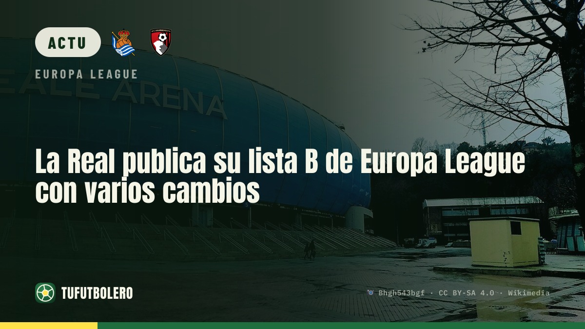 Real Sociedad dévoile la liste B d’Europa League: entrées, absence et erreur