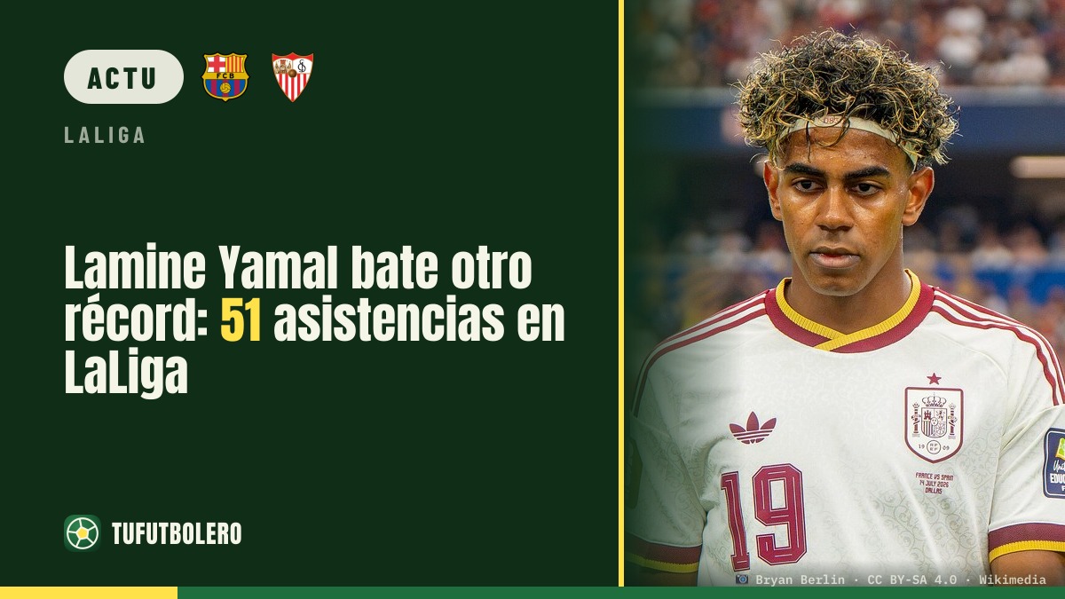 Lamine Yamal bat un nouveau record : 51 passes décisives en Liga