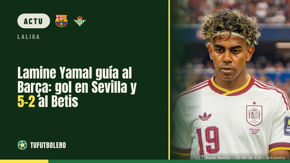 Lamine Yamal fait passer le test au Barça : 5-2 contre le Betis